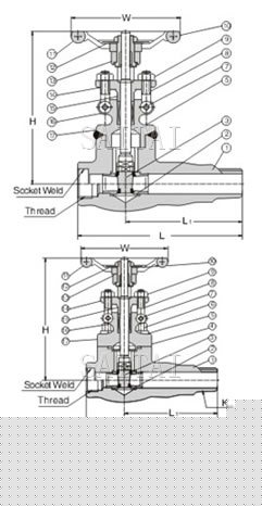 Materials of Extended Body Gate Valves