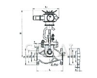  電動法蘭鋼製截止閥縮略圖 