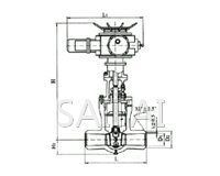 電站用電動對焊閘閥縮略圖 