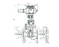 中、高壓電動法蘭楔式閘閥縮略圖 