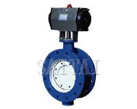 軟密封氣動法蘭蝶閥 縮略圖