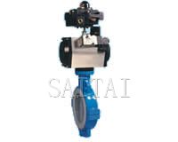 氣動襯氟切斷(調節)蝶閥縮略圖