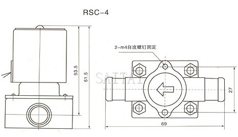 RSC家用機 放水閥結構圖1