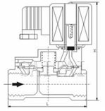  結構示意圖（常閉式）