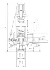 全啟式低溫安全閥結構圖