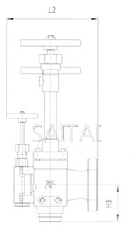 低溫組合充灌係統閥結構圖