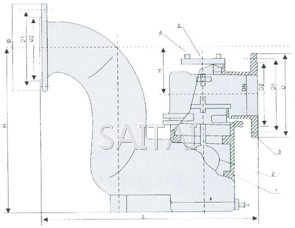 F43X 防逆水封閥 結構圖