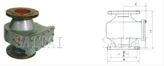 HXF8型帶接管阻火吸入閥 DN50-250