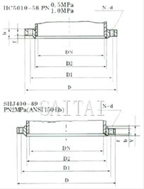 XYXA-500/600型呼吸人孔結構圖