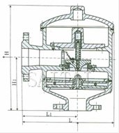 HXF7Y型異徑帶接管阻火呼出閥 