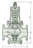 Y42XSD彈簧膜片式減壓閥結構圖