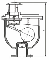 CARX複合式排氣閥結構圖1