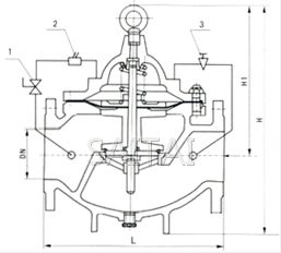 600X電動控製閥結構圖