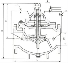 800X 壓差平衡閥結構圖
