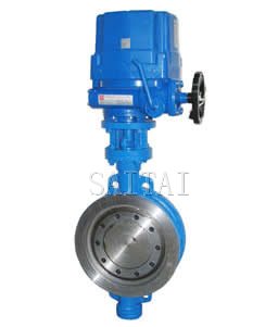 電動三偏心調節蝶閥