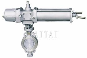  氣動活塞調節蝶閥圖1