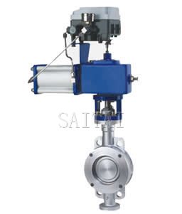 氣動三偏心蝶閥