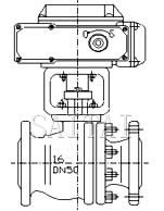 ZAJQ電動調節球閥結構