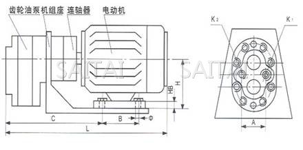 CB-B型低壓齒輪油泵結構圖