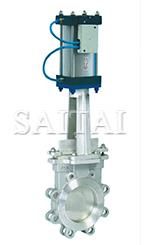 PZ643X/H/F-6/10/16氣動對夾式刀形閘閥