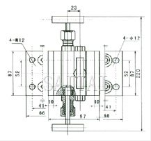 1151-1.6/32PT型三組閥結構圖
