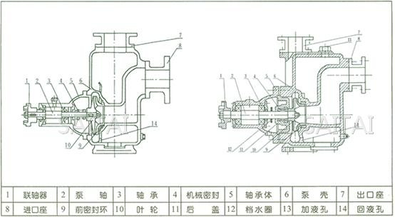 ZX自吸泵結構圖